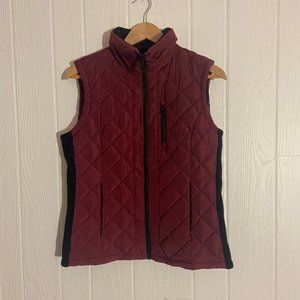 Women's Andrew Marc Red & Black Vest Size S